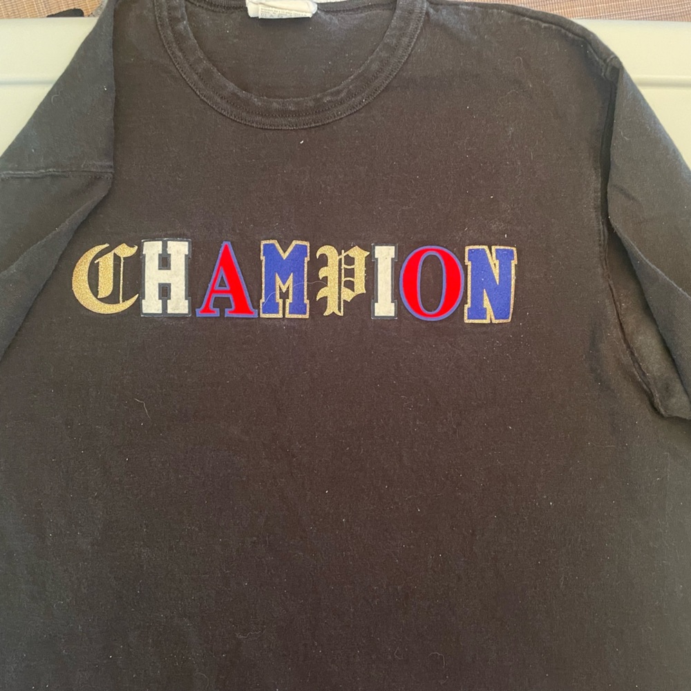2 piece set/Champion tshirt and sweatpants old english